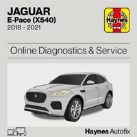 Jaguar E-Pace (X540) 2018 to 2021 Haynes Online Diagnostics & Service Guide