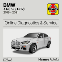 BMW X4 (F98, G02) 2018 to 2021 Haynes Online Diagnostics & Service Guide