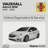 Vauxhall Astra K (B16) 2016 to 2022 Haynes Online Diagnostics & Service Guide