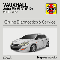 Vauxhall Astra Mk VI (J) (P10) 2010 to 2017 Haynes Online Diagnostics & Service Guide