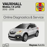 Vauxhall Mokka /-X (J13) 2012 to 2019 Haynes Online Diagnostics & Service Guide