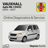 Vauxhall Agila Mk I (H00) 2000 to 2007 Haynes Online Diagnostics & Service Guide