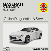 Maserati Ghibli (M157) 2013 to 2021 Haynes Online Diagnostics & Service Guide