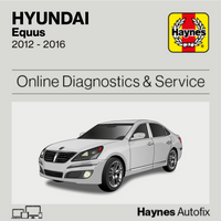 Hyundai Equus 2012 to 2016 Haynes Online Diagnostics & Service Guide