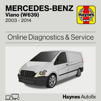 Mercedes-Benz Viano (W639) 2003 to 2014 Haynes Online Diagnostics & Service Guide