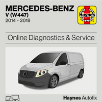 Mercedes-Benz V (W447) 2014 to 2018 Haynes Online Diagnostics & Service Guide