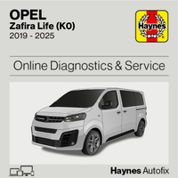 Opel Zafira Life (K0) 2019 to 2025 Haynes Online Diagnostics & Service Guide