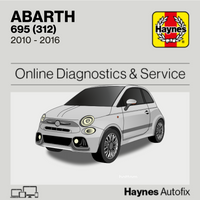 Abarth 695 (312) 2010 to 2016 Haynes Online Diagnostics & Service Guide