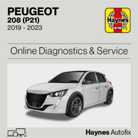 Peugeot 208 (P21) 2019 to 2023 Haynes Online Diagnostics & Service Guide