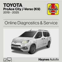 Toyota ProAce City /-Verso (K9) 2019 to 2025 Haynes Online Diagnostics & Service Guide
