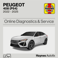 Peugeot 408 (P54) 2022 to 2025 Haynes Online Diagnostics & Service Guide