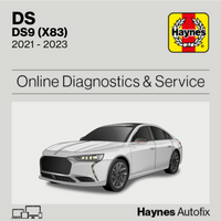 DS DS9 (X83) 2021 to 2023 Haynes Online Diagnostics & Service Guide