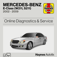 Mercedes-Benz E-Class (W211, S211) 2002 to 2009 Haynes Online Diagnostics & Service Guide