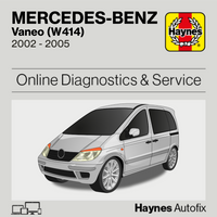 Mercedes-Benz Vaneo (W414) 2002 to 2005 Haynes Online Diagnostics & Service Guide