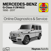 Mercedes-Benz G-Class II (W463) 1998 to 2017 Haynes Online Diagnostics & Service Guide