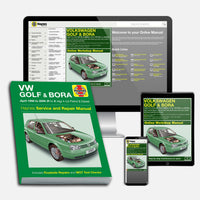 Volkswagen Golf & Bora Petrol & Diesel (April 1998-2000) Haynes Repair Manual Bundle