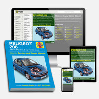 Peugeot 206 Petrol & Diesel (1998-2001) Haynes Repair Manual Bundle