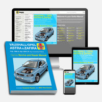 Vauxhall/Opel Astra & Zafira Petrol (Feb 1998-Apr 2004) Haynes Repair Manual Bundle