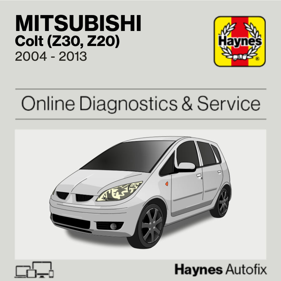 Mitsubishi Colt (Z30, Z20) 2004 to 2013 Haynes Online Diagnostics