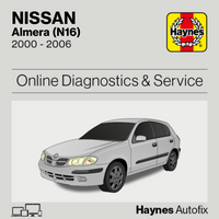 Nissan Almera (N16) 2000 to 2006 Haynes Online Diagnostics & Service Guide