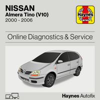 Nissan Almera Tino (V10) 2000 to 2006 Haynes Online Diagnostics & Service Guide