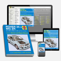 Rover 25 & MG ZR Petrol & Diesel (Oct 1999-2006) Haynes Repair Manual Bundle