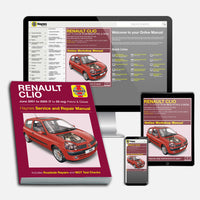 Renault Clio Petrol & Diesel (Jun 2001-2005) Haynes Repair Manual Bundle