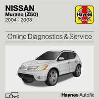 Nissan Murano (Z50) 2004 to 2008 Haynes Online Diagnostics & Service Guide