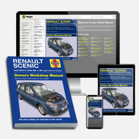 Renault Scenic Petrol & Diesel (Sept 2003-2006) Haynes Repair Manual Bundle