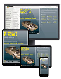 Hyundai Elantra (1996-2019) Haynes Repair Manual (USA)