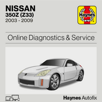 Nissan 350Z (Z33) 2003 to 2009 Haynes Online Diagnostics & Service Guide