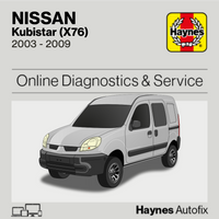 Nissan Kubistar (X76) 2003 to 2009 Haynes Online Diagnostics & Service Guide