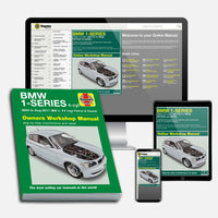 BMW 1-Series 4-cyl Petrol & Diesel (2004-Aug 2011) Haynes Repair Manual Bundle