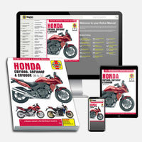 Honda CBF1000 (2006-2010), CBF1000F (2011-2017) & CB1000R (2008-2017) Haynes Repair Manual Bundle