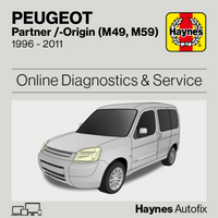 Peugeot Partner /-Origin (M49, M59) 1996 to 2011 Haynes Online Diagnostics & Service Guide