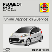 Peugeot 107 (B0) 2005 to 2014 Haynes Online Diagnostics & Service Guide