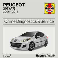 Peugeot 207 (A7) 2006 to 2014 Haynes Online Diagnostics & Service Guide