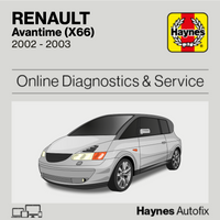Renault Avantime (X66) 2002 to 2003 Haynes Online Diagnostics & Service Guide