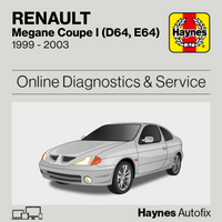 Renault Megane Coupe I (D64, E64) 1999 to 2003 Haynes Online Diagnostics & Service Guide