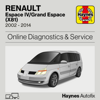 Renault Espace IV/Grand Espace (X81) 2002 to 2014 Haynes Online Diagnostics & Service Guide