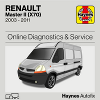 Renault Master II (X70) 2003 to 2011 Haynes Online Diagnostics & Service Guide