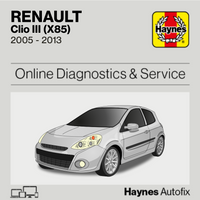Renault Clio III (X85) 2005 to 2013 Haynes Online Diagnostics & Service Guide