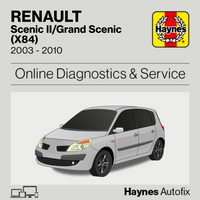 Renault Scenic II/Grand Scenic (X84) 2003 to 2010 Haynes Online Diagnostics & Service Guide