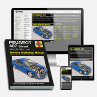 Peugeot 407 Diesel (2004-2011) Haynes Repair Manual Bundle