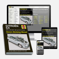 Citroen C4 Petrol & Diesel (2004-2010) Haynes Repair Manual Bundle