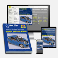 Citroen C2 Petrol & Diesel (2003-2010) Haynes Repair Manual Bundle