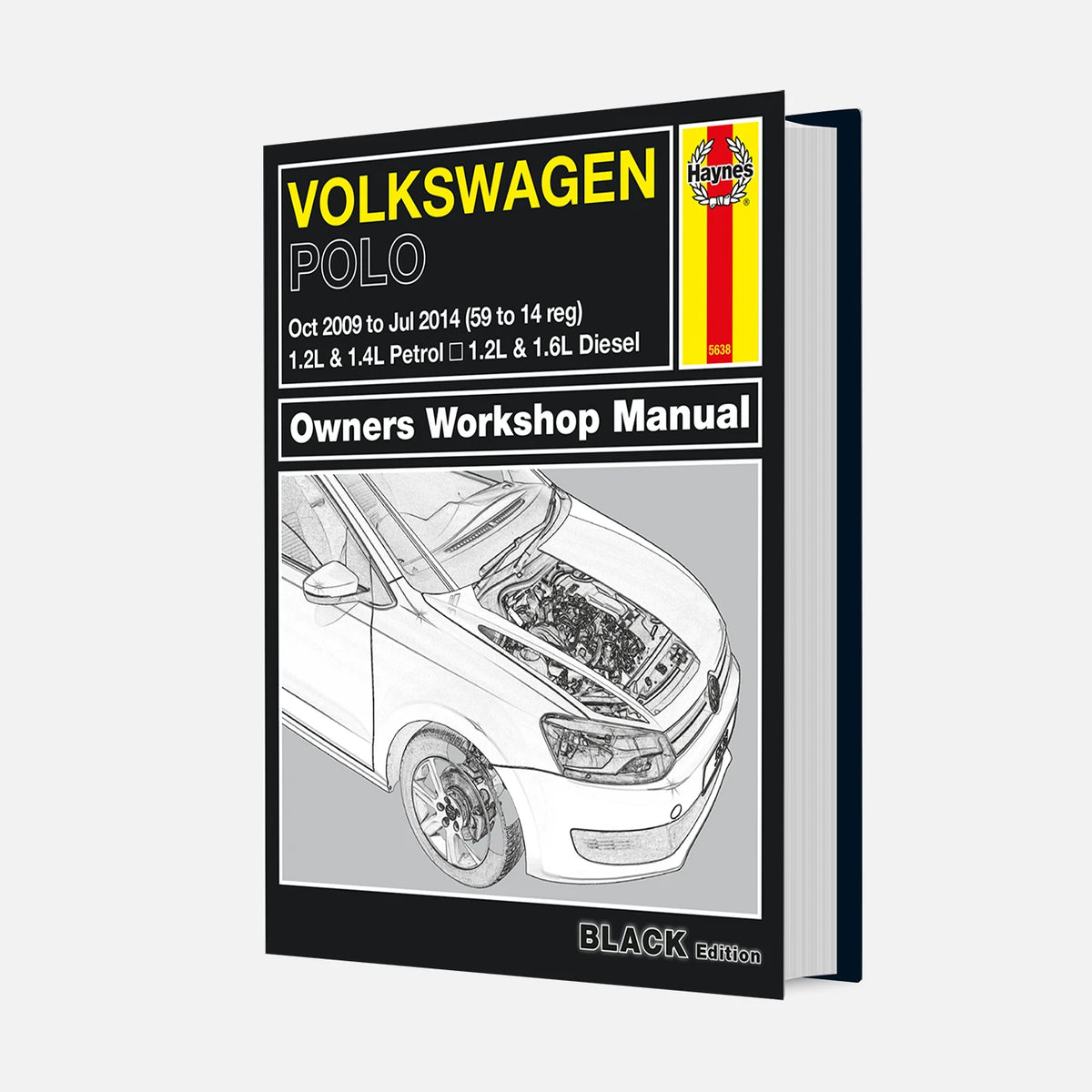 Volkswagen Polo (2009-2014) Haynes Repair Manual - Premium