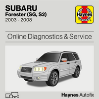 Subaru Forester (SG, S2) 2003 to 2008 Haynes Online Diagnostics & Service Guide