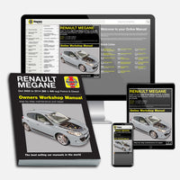 Renault Megane (2008-2014) Haynes Repair Manual Bundle