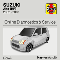 Suzuki Alto (RF) 2002 to 2007 Haynes Online Diagnostics & Service Guide